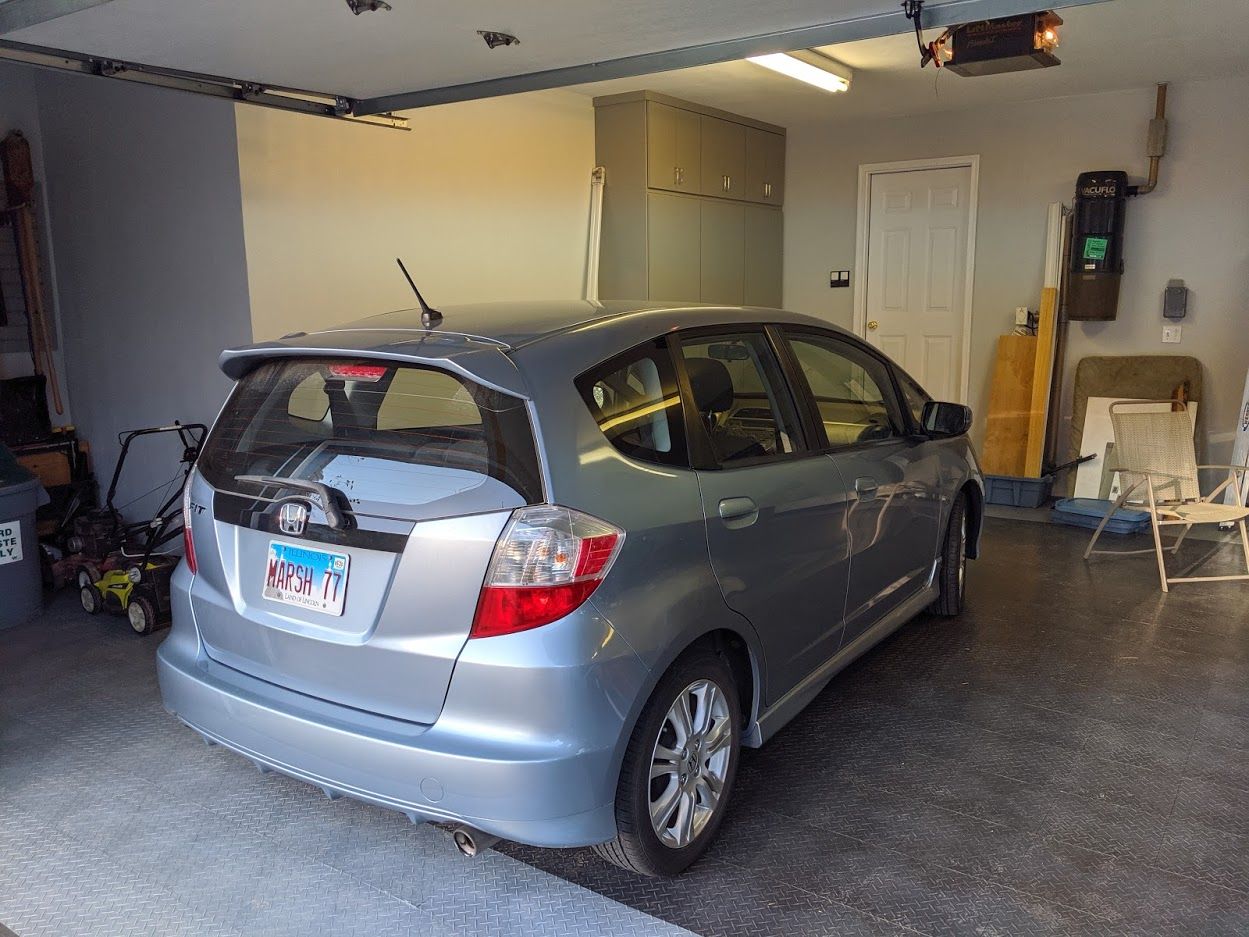 The garage after its 2019 makeover