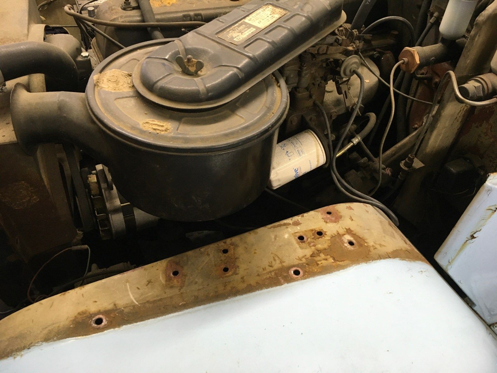 Removed Horn Mounting Bracket