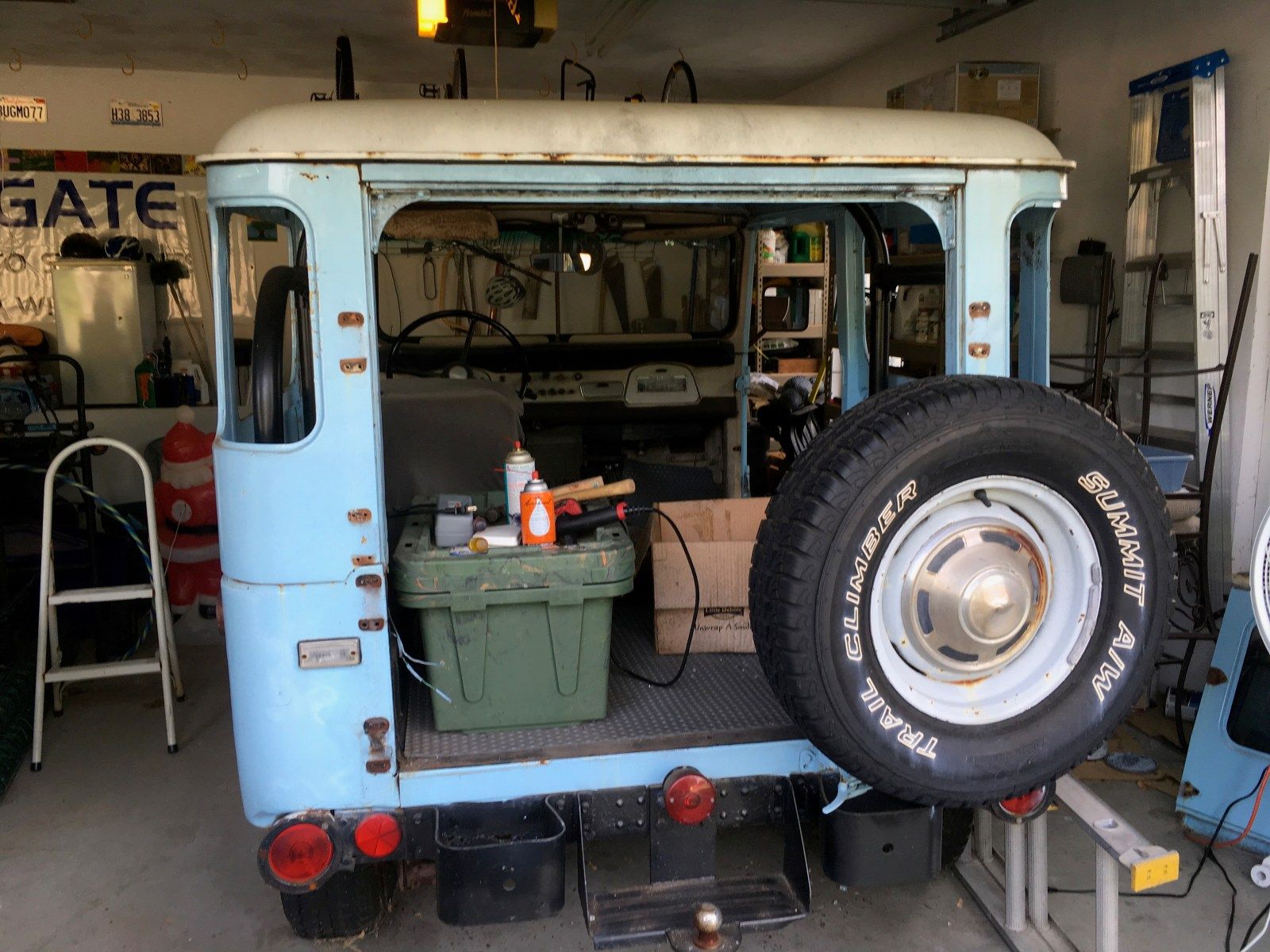 Spare Tire Carrier Removed