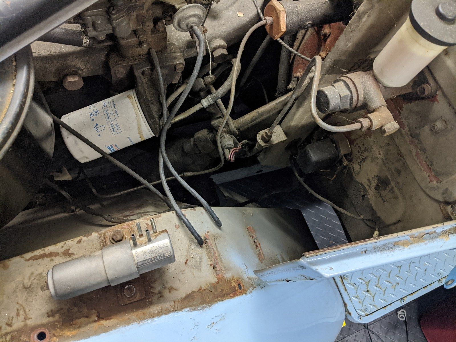 Removed the Windshield Washer Reservoir